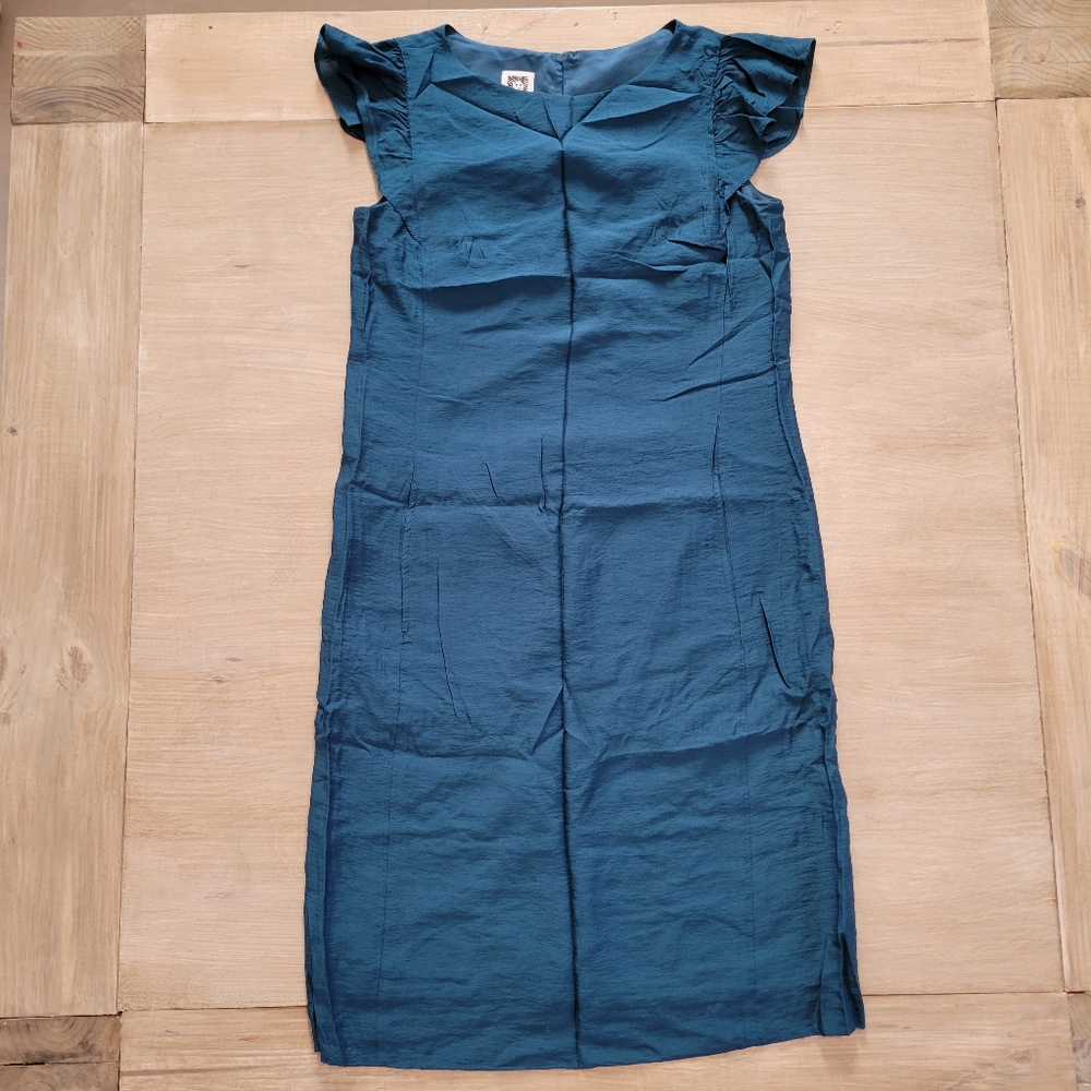 Anne Klein Midi Sheath Dress Viscose Blend Size 4